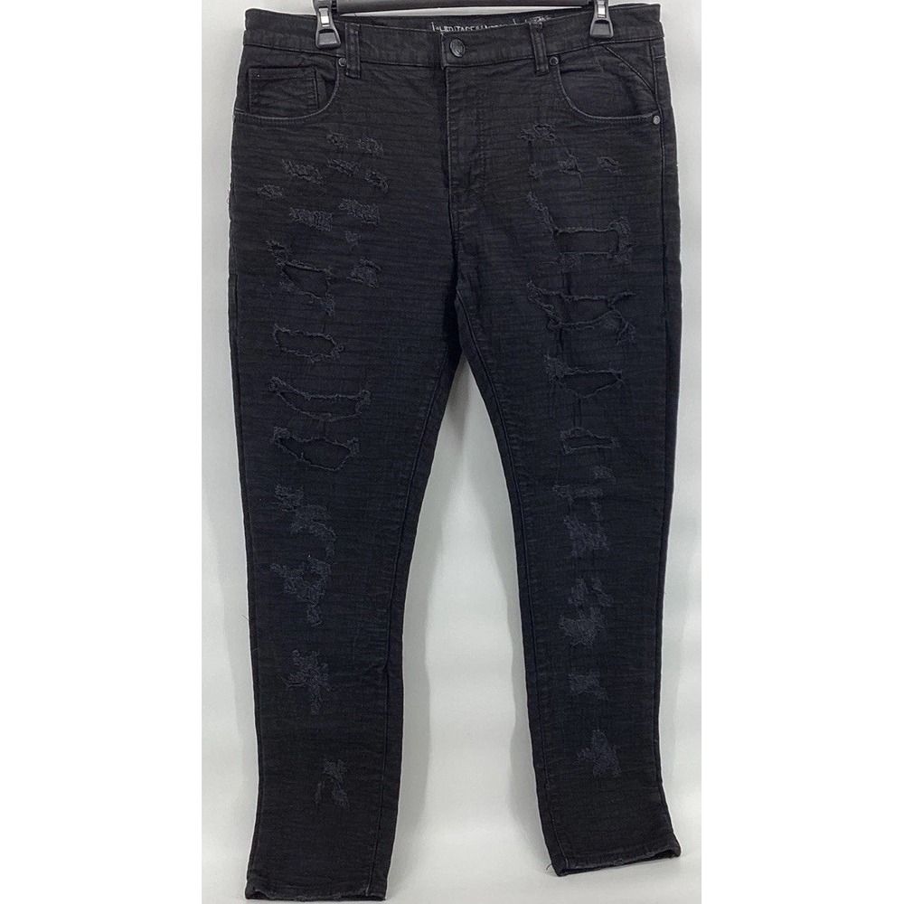 Heritage America Denim Distillery Black Denim Jeans Size W40 L34